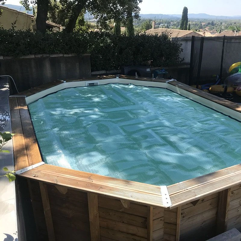 Bâche à Bulles Luxe SolGuard Pour Piscine Bois Sunbay Gre Hexagonale 2 Bâche à Bulles Luxe SolGuard Pour Piscine Bois Sunbay Gre Hexagonale – Image 2