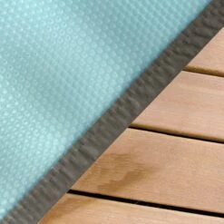 Bâche à Bulles Luxe SolGuard Pour Piscine Bois Sunbay Gre Octogonale