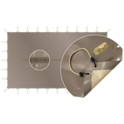 Bâche D'hivernage Opaque Luxe Sandows + Pitons Escamotable