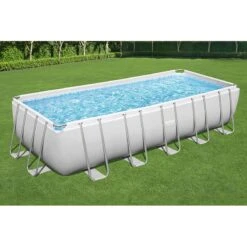 Piscine Bestway Rectangulaire Power Steel 6,40 X 2,74 H1,32m -Ubbink || GRE || Intex Soldes Magasin piscine bestway rectangulaire power steel 640 x 274 h132m 5