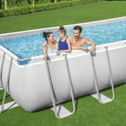 Piscine Bestway Rectangulaire Power Steel 6,40 X 2,74 H1,32m -Ubbink || GRE || Intex Soldes Magasin piscine bestway rectangulaire power steel 640 x 274 h132m 7