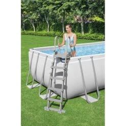 Piscine Bestway Rectangulaire Power Steel 6,40 X 2,74 H1,32m -Ubbink || GRE || Intex Soldes Magasin piscine bestway rectangulaire power steel 640 x 274 h132m 8