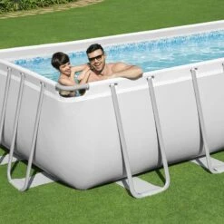 Piscine Bestway Rectangulaire Power Steel 9,56 X 4,88 H1,32m -Ubbink || GRE || Intex Soldes Magasin piscine bestway rectangulaire power steel 956 x 488 h132m 3