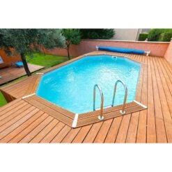 Ubbink Piscine Bois Azura 4,90 X 3,55 X H1,30m 9 Ubbink Piscine Bois Azura 4,90 X 3,55 X H1,30m -Ubbink || GRE || Intex Soldes Magasin piscine bois azura 490 x 355 x h130m 4