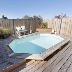Ubbink Piscine Bois Azura 6,10 X 4,00 X H1,20m -Ubbink || GRE || Intex Soldes Magasin piscine bois azura 610 x 400 x h120m 4