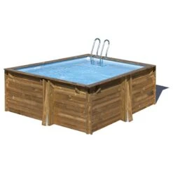 Piscine Bois Carra 3,05 X 3,05 X H1,19m -Ubbink || GRE || Intex Soldes Magasin piscine bois carra 305 x 305 x h119m 2