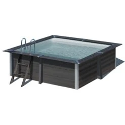 Piscine Bois Composite Avant Garde Gre 3,26 X 3,26 X H0,96m