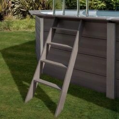 Piscine Bois Composite Avant Garde Gre 4,10 X H1,24m -Ubbink || GRE || Intex Soldes Magasin piscine bois composite avant garde gre 410 x h124m 2