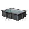 Piscine Bois Composite Avant Garde Gre 4,66 X 3,26 X H1,24m