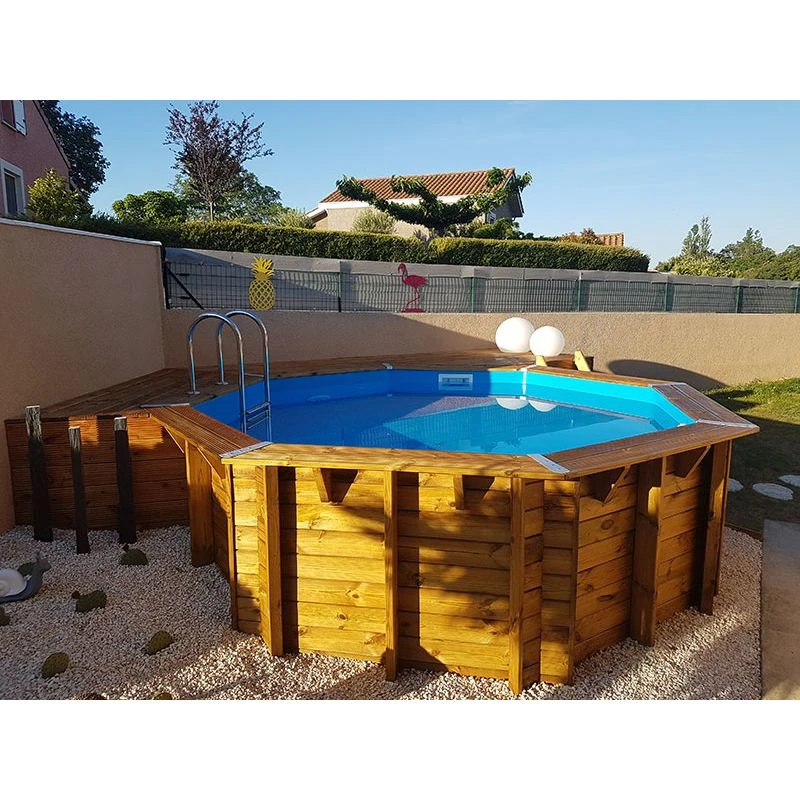 Ubbink Piscine Bois Lagon 4,50 X H1,20m 2 Ubbink Piscine Bois Lagon 4,50 X H1,20m – Image 2