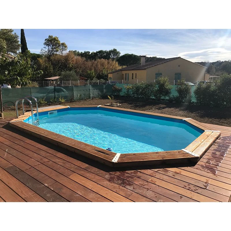 Ubbink Piscine Bois Lagon 4,85 X 3,35 X H1,20m 3 Ubbink Piscine Bois Lagon 4,85 X 3,35 X H1,20m – Image 3