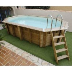 Ubbink Piscine Bois Lagon 5,50 X 3,00 X H1,20m -Ubbink || GRE || Intex Soldes Magasin piscine bois lagon 550 x 300 x h120m 5