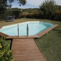 Ubbink Piscine Bois Lagon 5,50 X 3,00 X H1,20m -Ubbink || GRE || Intex Soldes Magasin piscine bois lagon 550 x 300 x h120m 6
