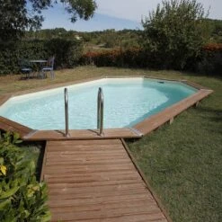 Ubbink Piscine Bois Lagon 5,50 X 4,00 X H1,20m -Ubbink || GRE || Intex Soldes Magasin piscine bois lagon 550 x 400 x h120m 6
