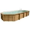 Ubbink Piscine Bois Lagon 8,20 X 4,00 X H1,30m