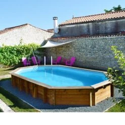 Piscine Bois Lavender 5,70 X 3,95 X H1,27m