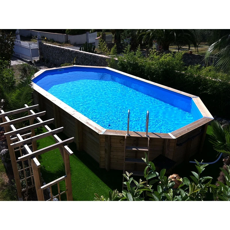 Ubbink Piscine Bois Ocea 8,60 X 4,70 X H1,30m 5 Ubbink Piscine Bois Ocea 8,60 X 4,70 X H1,30m – Image 5