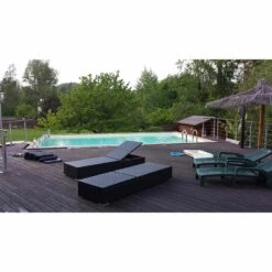 Ubbink Piscine Bois Sunwater 5,55 X 3,00 X H1,40m -Ubbink || GRE || Intex Soldes Magasin piscine bois sunwater 555 x 300 x h140m 2