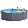 Piscine Tubulaire Intex Graphite 4,78 X H1,24m