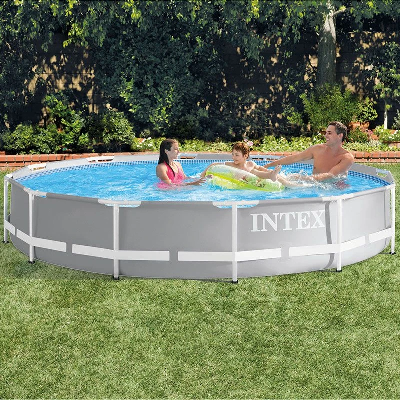 Piscine Tubulaire Intex Prism Frame 3,66 X H0,76m 2 Piscine Tubulaire Intex Prism Frame 3,66 X H0,76m – Image 2