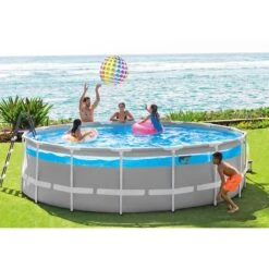 Piscine Tubulaire Intex Clear Window 4,88 X H1,22m 9 Piscine Tubulaire Intex Clear Window 4,88 X H1,22m -Ubbink || GRE || Intex Soldes Magasin piscine tubulaire intex clear window 488 x h122m 2