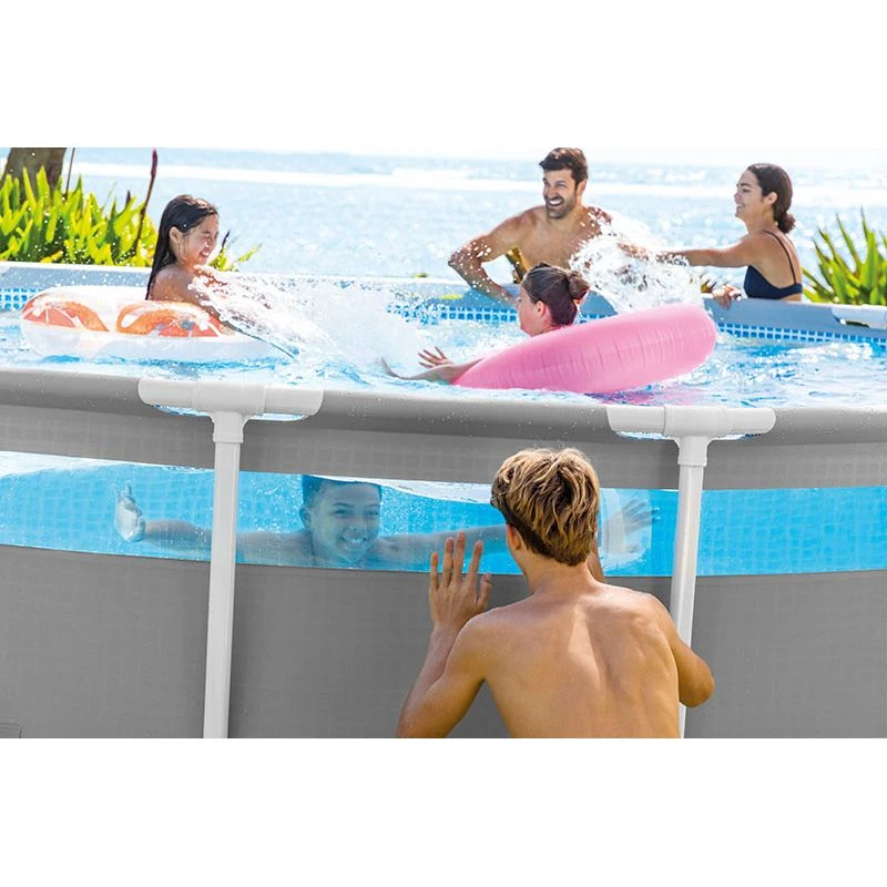 Piscine Tubulaire Intex Clear Window 4,88 X H1,22m 5 Piscine Tubulaire Intex Clear Window 4,88 X H1,22m – Image 5