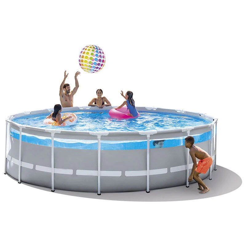 Piscine Tubulaire Intex Clear Window 4,88 X H1,22m 1 Piscine Tubulaire Intex Clear Window 4,88 X H1,22m
