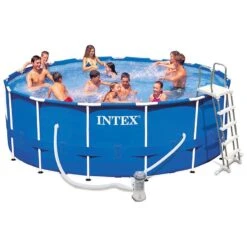 Piscine Tubulaire Intex Metal Frame 4,57 X H1,22m