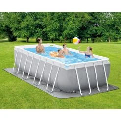 Piscine Tubulaire Intex Prism Frame 4,00 X 2,00 X H1,22m -Ubbink || GRE || Intex Soldes Magasin piscine tubulaire intex prism frame 400 x 200 x h122m 2