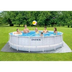Piscine Tubulaire Intex Prism Frame Chevron 4.88 X 1.22m -Ubbink || GRE || Intex Soldes Magasin piscine tubulaire intex prism frame chevron 488 x 122m 4