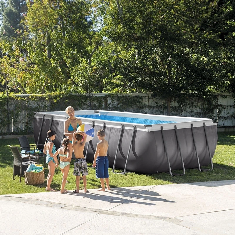 Piscine Tubulaire Intex Ultra Frame XTR 5,49 X 2,74 X H1,32m 2 Piscine Tubulaire Intex Ultra Frame XTR 5,49 X 2,74 X H1,32m – Image 2
